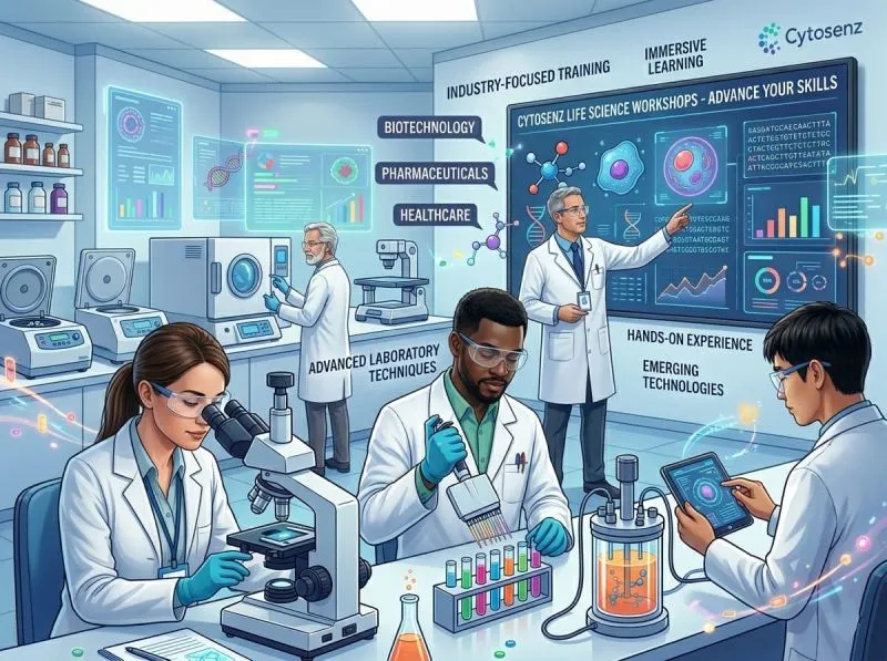 Biotechnology workshop training at Cytosenz lab